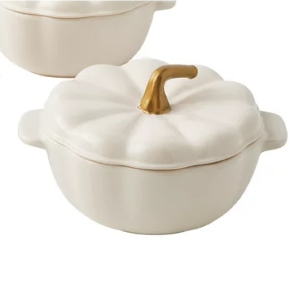 🌺🎃 New Pioneer Woman 14.2 Ounce Ceramic Pumpkin MINI Coquette - Halloween - Picture 6 of 8